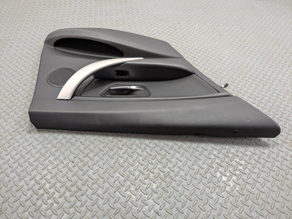 2015 - 2018 BMW 320I OEM REAR LEFT DRIVER SIDE DOOR TRIM PANEL LEATHER BLACK