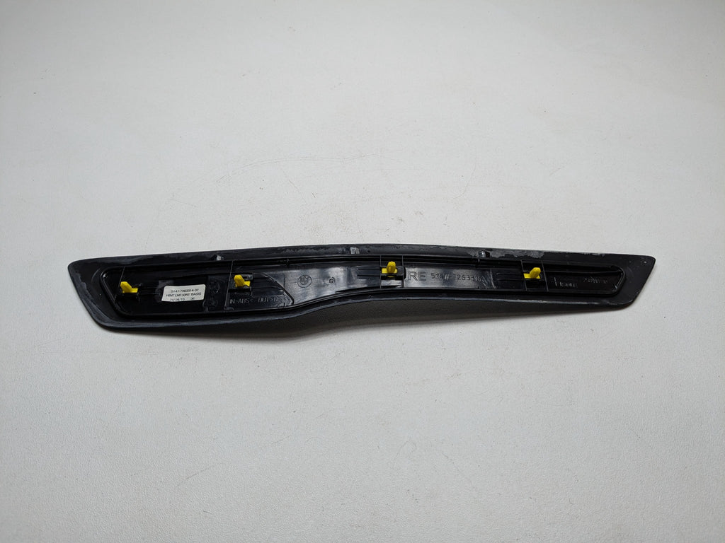 2015 - 2018 BMW 320I OEM SILL SCUFF PLATE TRIM PANEL REAR RIGHT PASSENGER SIDE