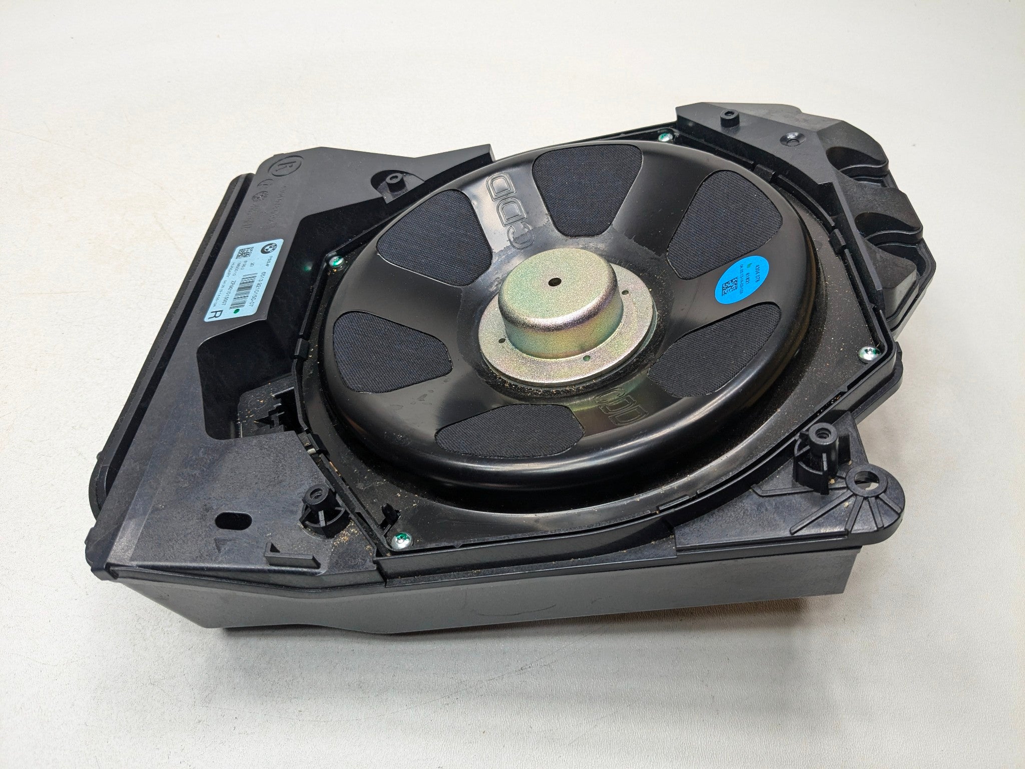 2015 - 2018 BMW 320I OEM FRONT RIGHT PASSENGER SIDE SEAT LOWER SUBWOOFER SPEAKER