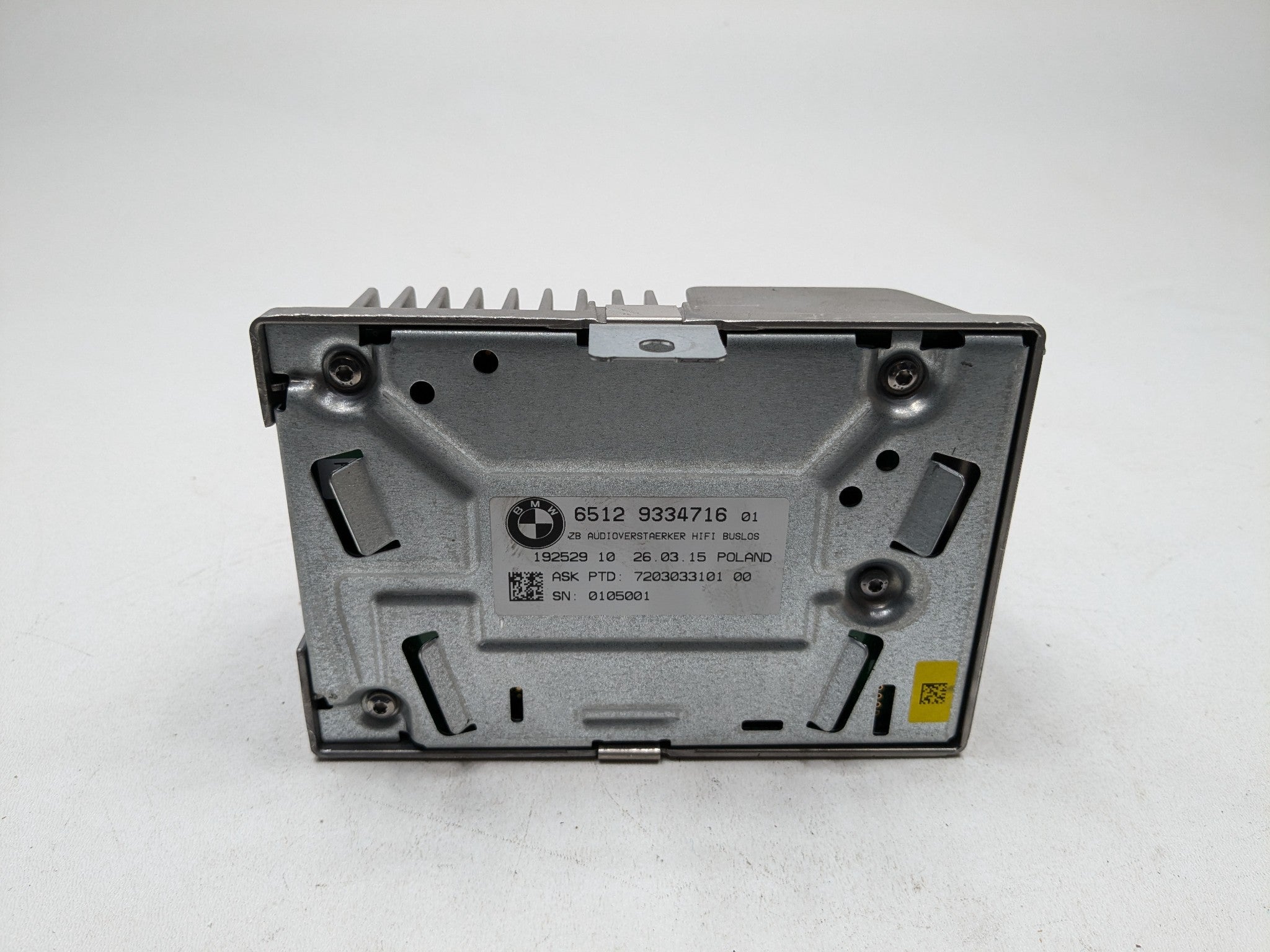 2015 - 2018 BMW 320I OEM HIFI AUDIO RADIO AMPLIFIER AMP MODULE UNIT