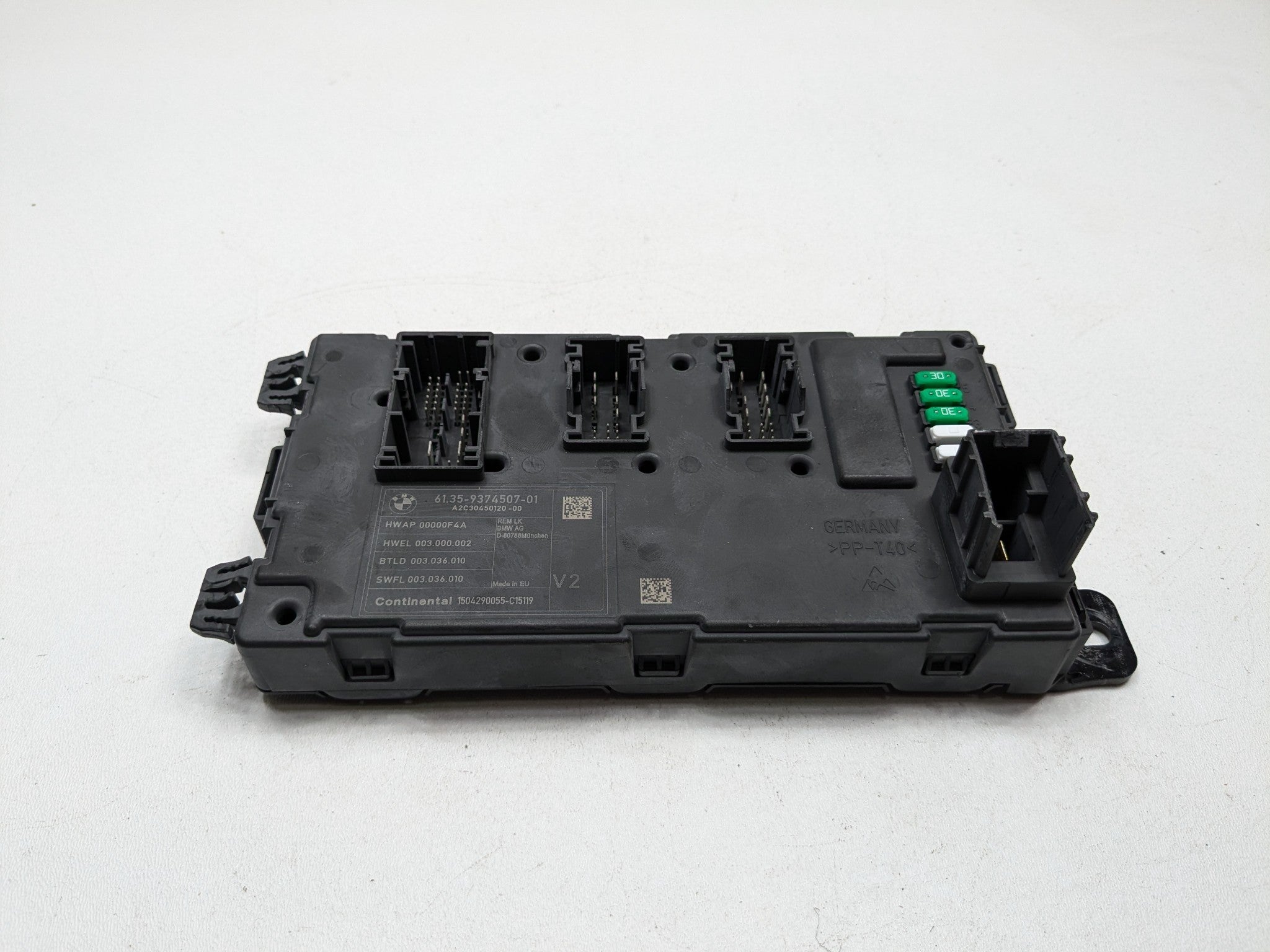 2015 - 2018 BMW 320I OEM REAR TRUNK BCM ELECTRIC BODY CONTROL MODULE UNIT