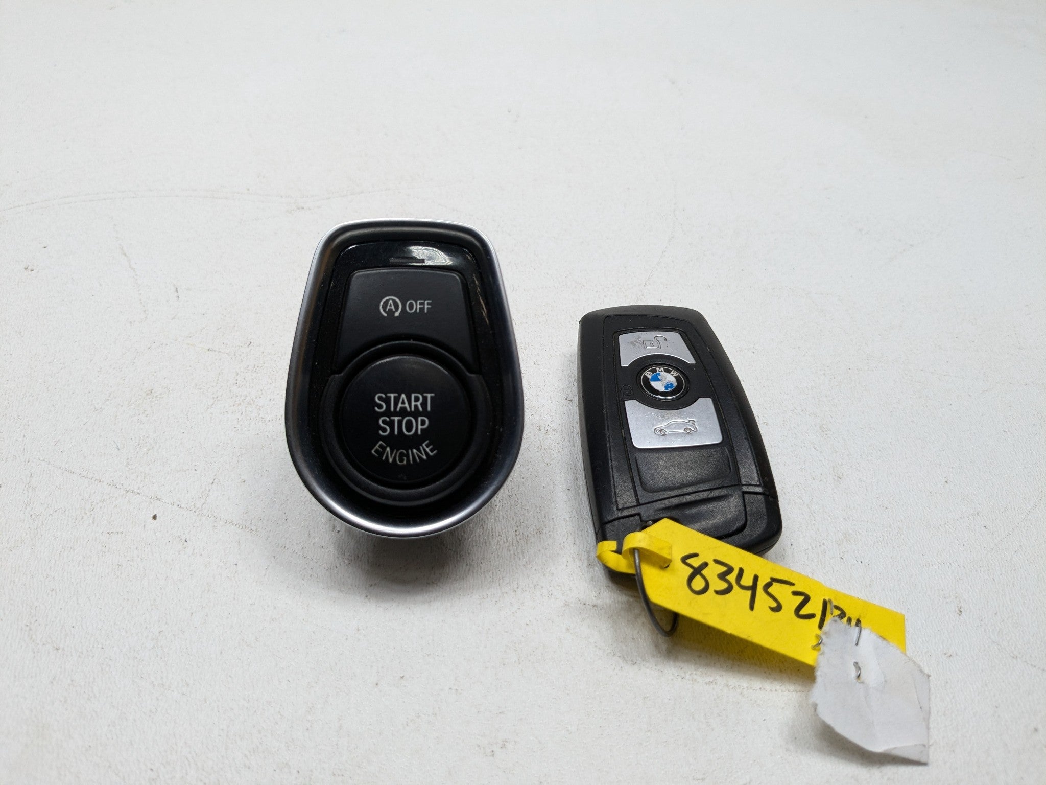 2015 - 2018 BMW 320I OEM ENGINE START STOP IGNITION BUTTON SWITCH WITH KEY