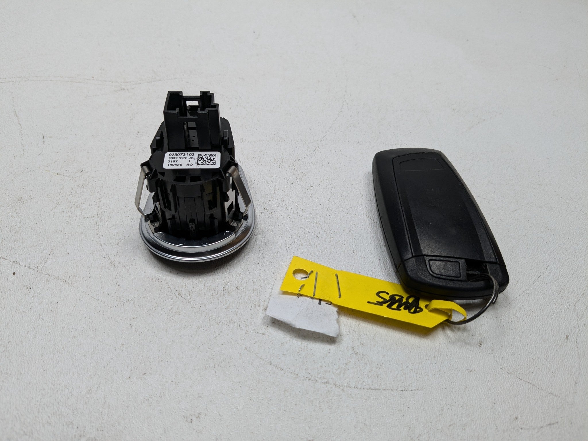2015 - 2018 BMW 320I OEM ENGINE START STOP IGNITION BUTTON SWITCH WITH KEY