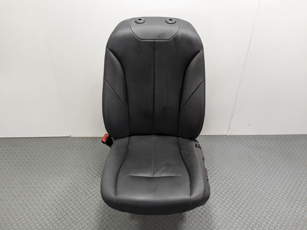 2015 - 2018 BMW 320I OEM FRONT LEFT DRIVER SIDE SEAT ASSEMBLY LEATHER BLACK