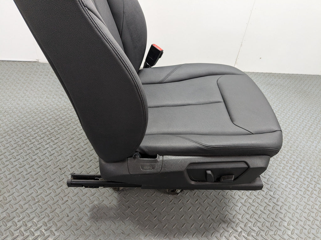 2015 - 2018 BMW 320I OEM FRONT RIGHT PASSENGER SIDE SEAT ASSEMBLY LEATHER BLACK