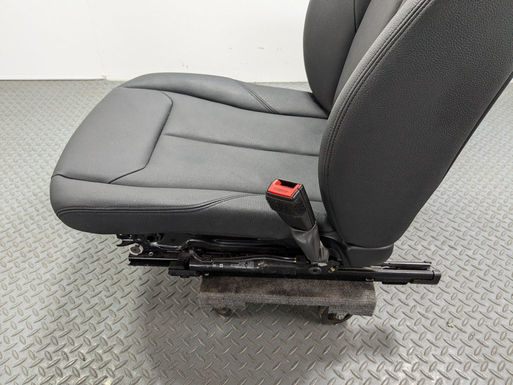 2015 - 2018 BMW 320I OEM FRONT RIGHT PASSENGER SIDE SEAT ASSEMBLY LEATHER BLACK