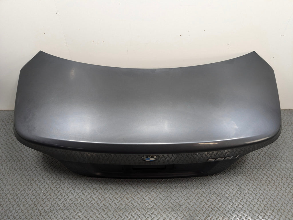 08 - 10 BMW 528I OEM REAR TRUNK BOOT DECK LID WITH EMBLEM GRAY METALLIC PLATINUM