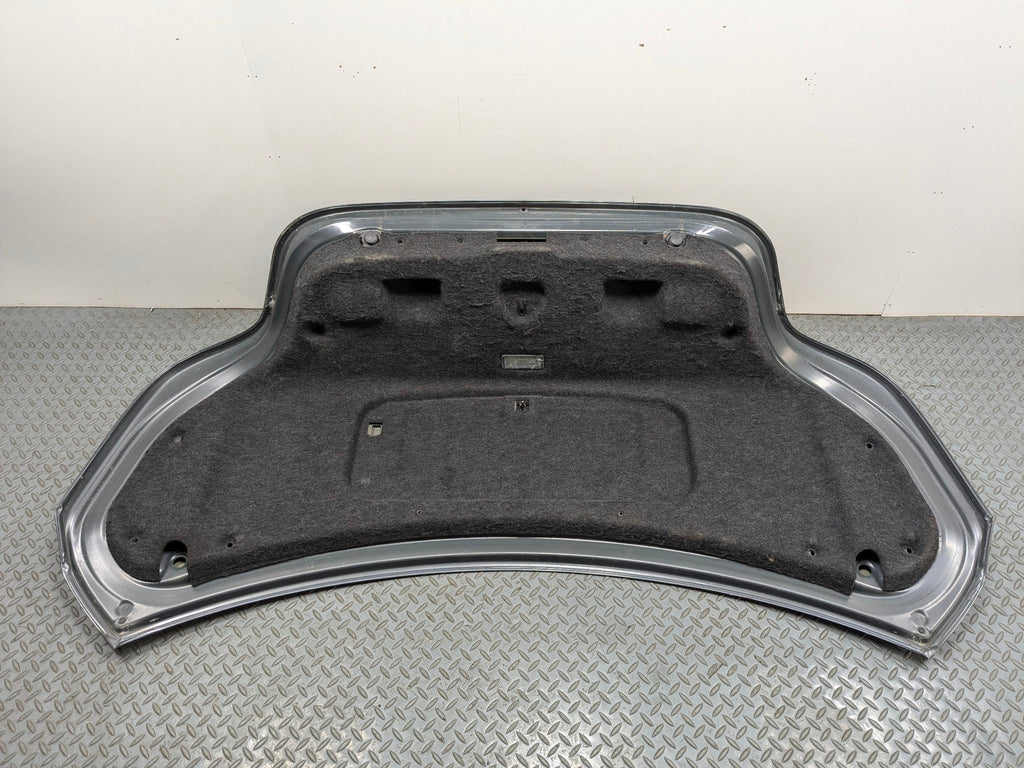 08 - 10 BMW 528I OEM REAR TRUNK BOOT DECK LID WITH EMBLEM GRAY METALLIC PLATINUM