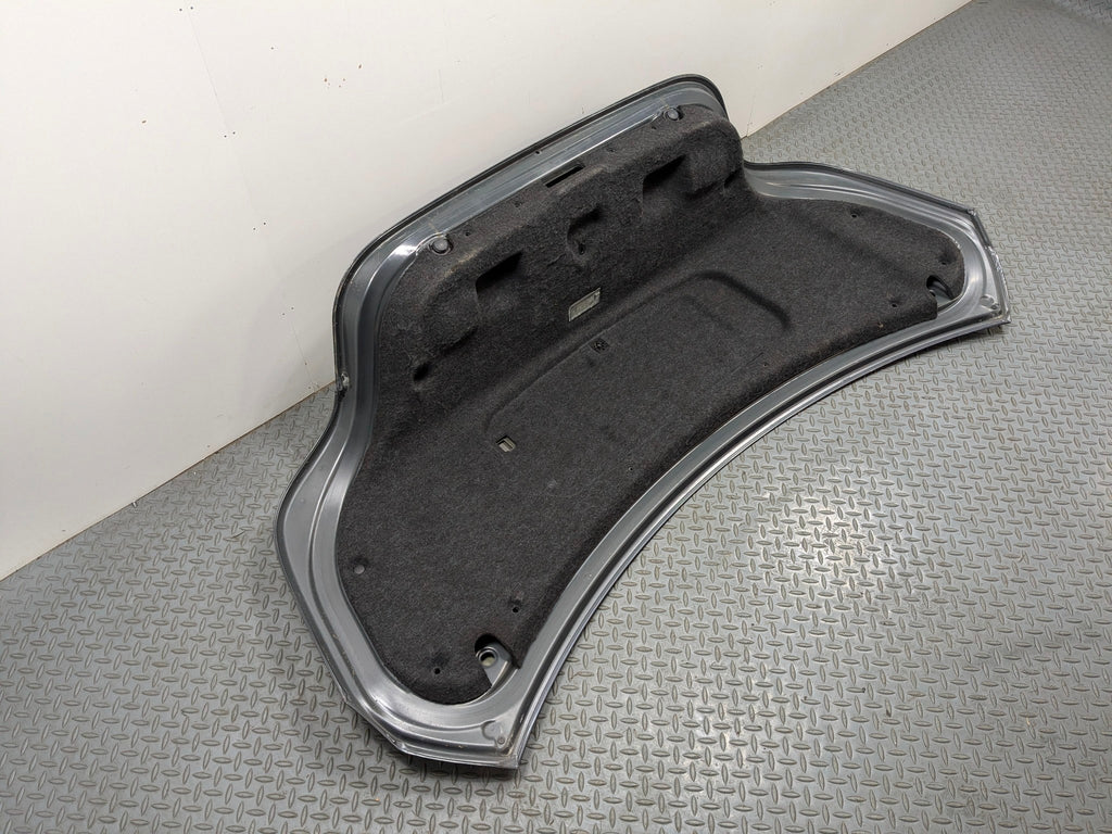 08 - 10 BMW 528I OEM REAR TRUNK BOOT DECK LID WITH EMBLEM GRAY METALLIC PLATINUM