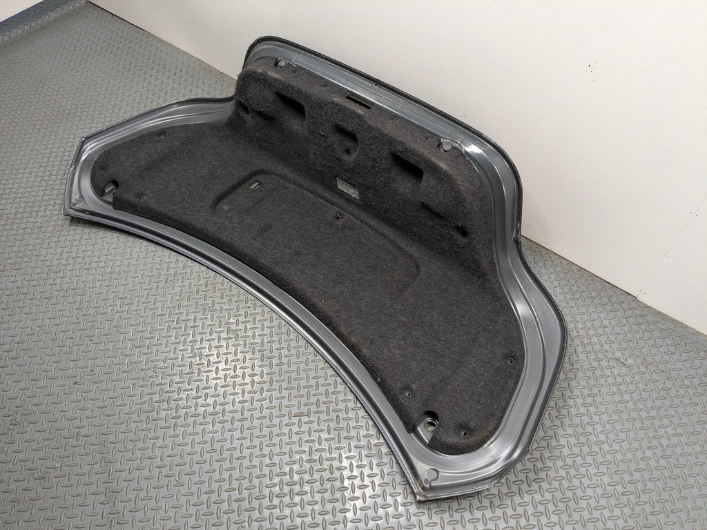 08 - 10 BMW 528I OEM REAR TRUNK BOOT DECK LID WITH EMBLEM GRAY METALLIC PLATINUM