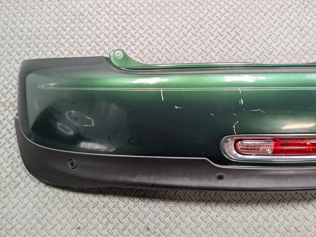 11 - 13 MINI COOPER OEM REAR BUMPER COVER PANEL GREEN WITH BUMPER LIGHT ASSEMBLY