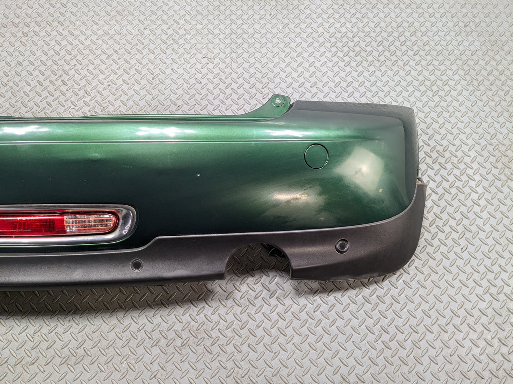 11 - 13 MINI COOPER OEM REAR BUMPER COVER PANEL GREEN WITH BUMPER LIGHT ASSEMBLY