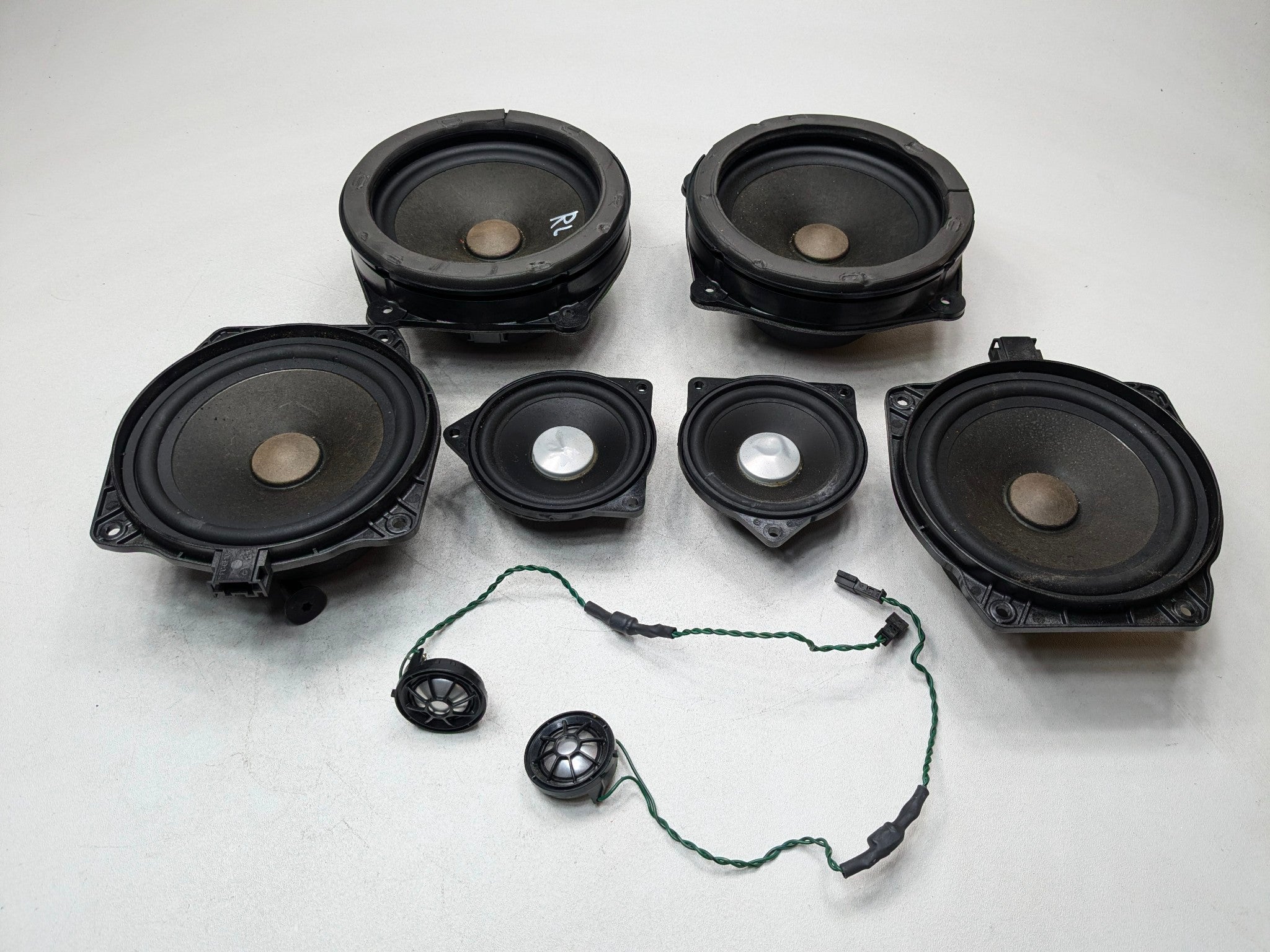 11 - 13 MINI COOPER OEM INTERIOR AUDIO SOUND SYSTEM SPEAKER SET FRONT AND REAR