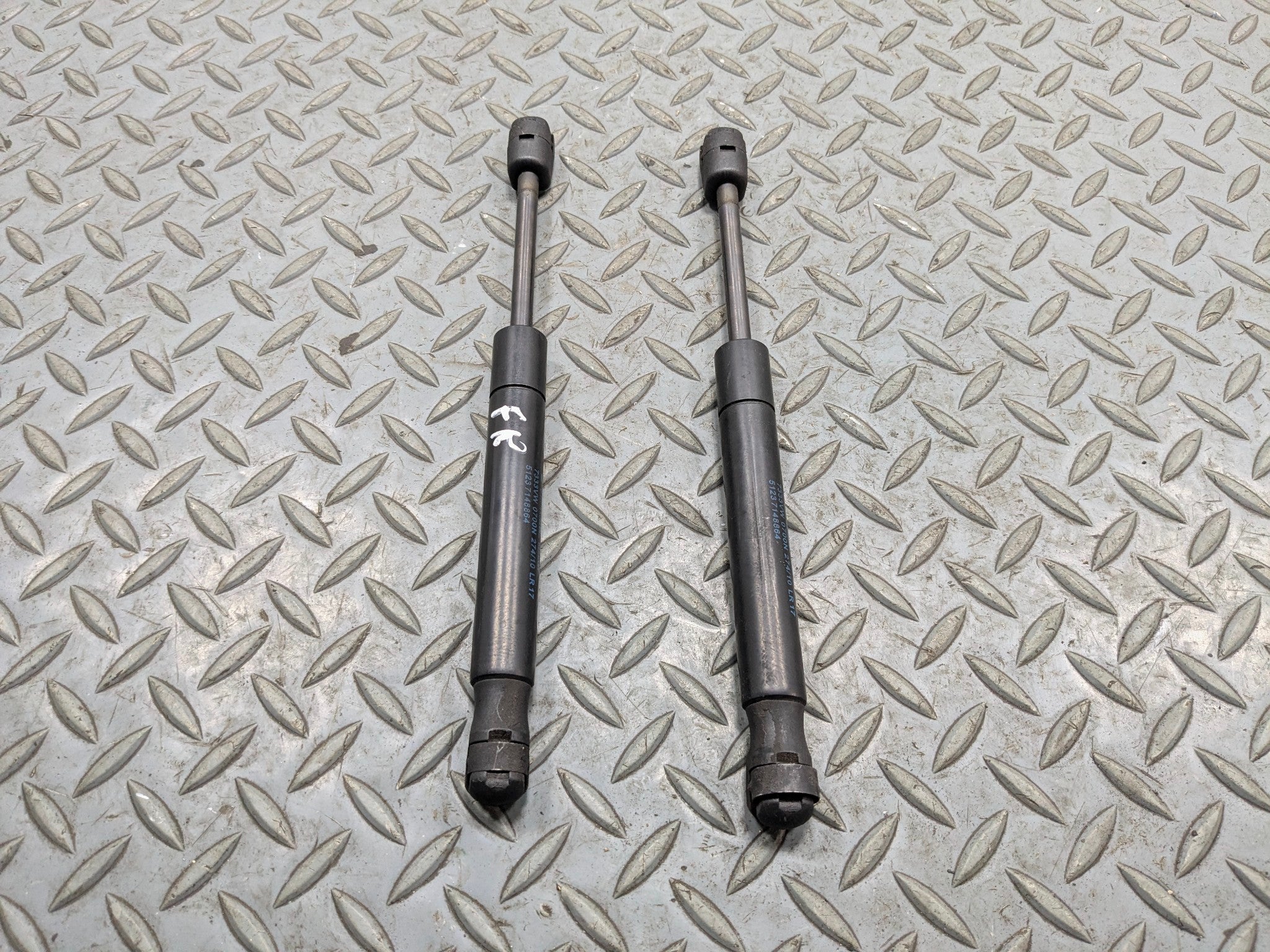 11 - 13 MINI COOPER OEM HOOD SHOCK STRUT SET OF TWO FRONT LEFT AND RIGHT SIDE