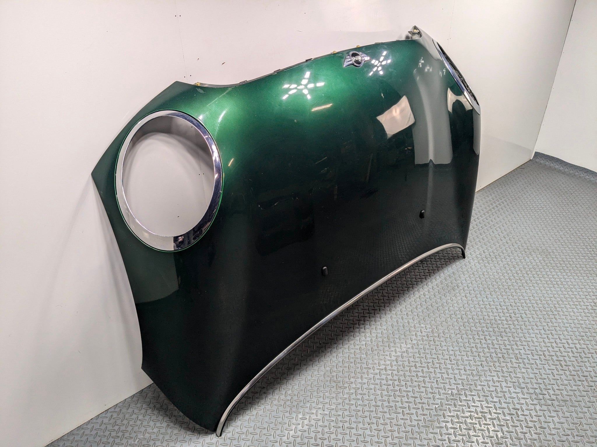 2011 - 2013 MINI COOPER OEM FRONT HOOD BONNET SHELL PANEL ASSEMBLY GREEN