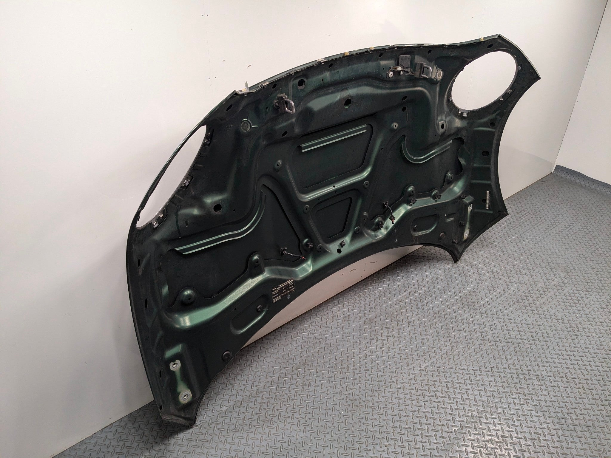 2011 - 2013 MINI COOPER OEM FRONT HOOD BONNET SHELL PANEL ASSEMBLY GREEN