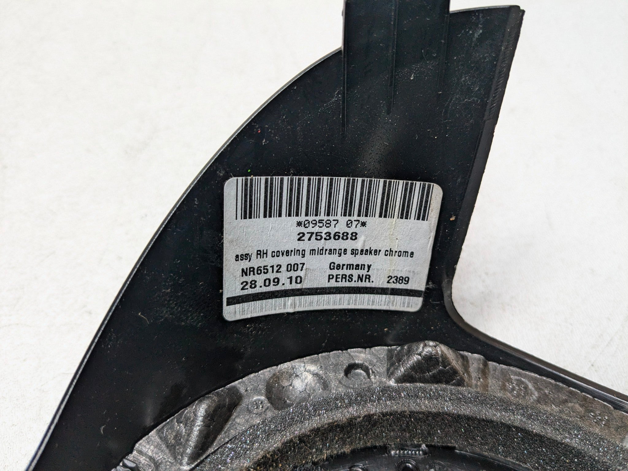 11 - 13 MINI COOPER OEM DOOR SPEAKER COVER GRILL TRIM FRONT RIGHT PASSENGER SIDE