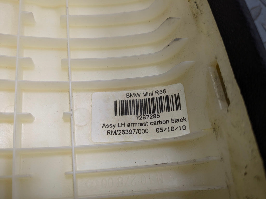 2011 - 2013 MINI COOPER OEM DOOR PANEL ARMREST COVER TRIM FRONT LEFT DRIVER SIDE