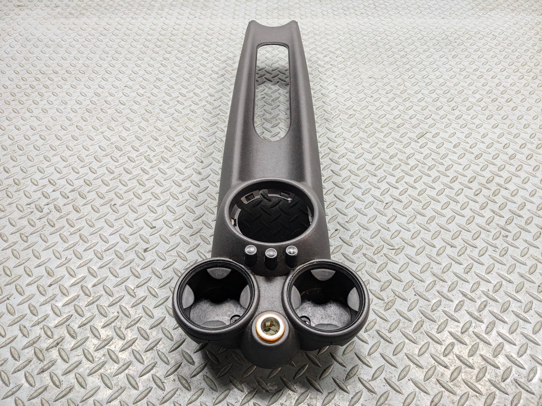 2011 - 2013 MINI COOPER OEM CENTER CONSOLE CUP HOLDER COVER PANEL BLACK