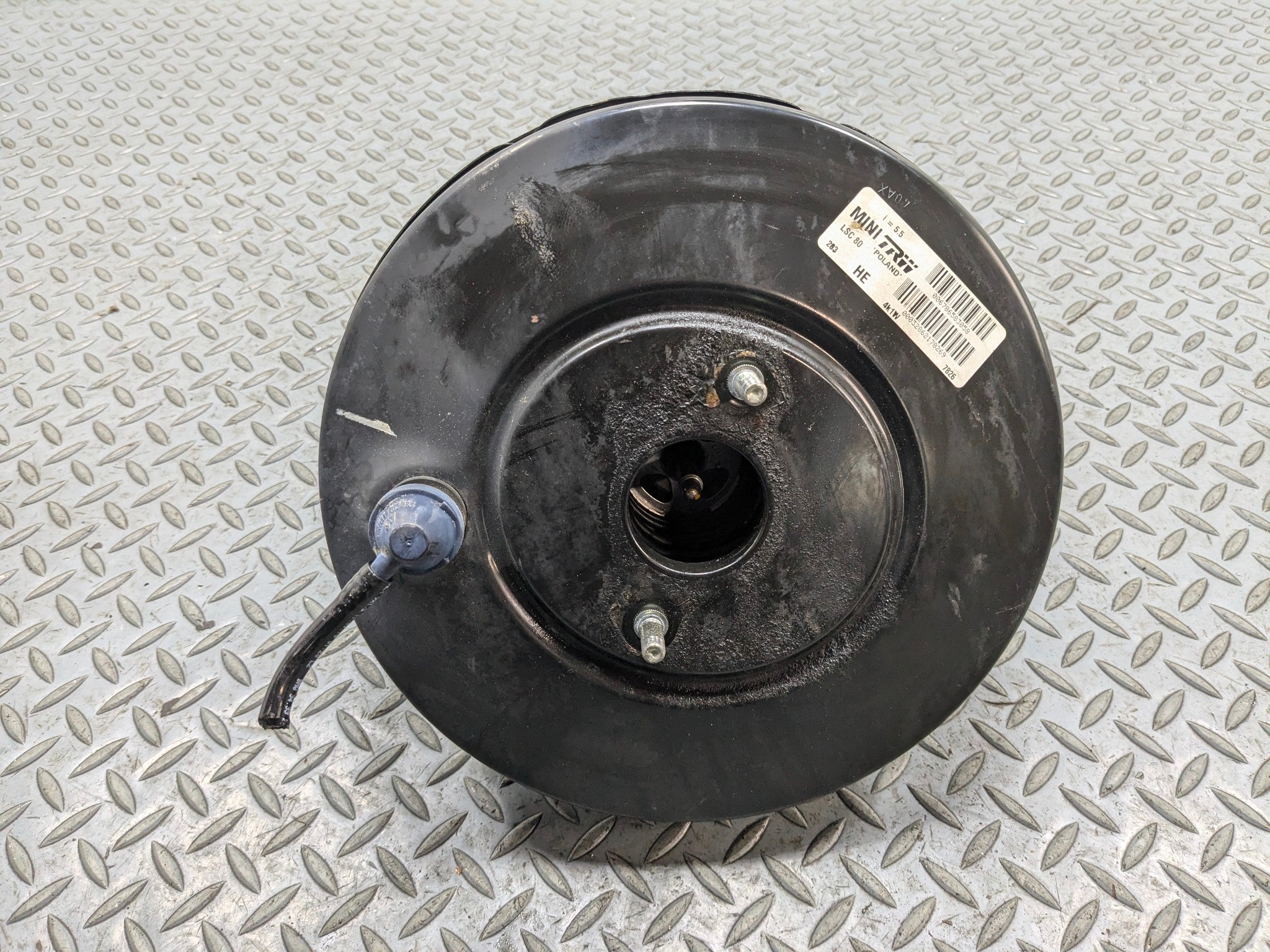 2011 - 2013 MINI COOPER OEM POWER BRAKE BOOSTER ASSEMBLY BLACK