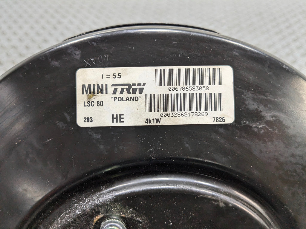 2011 - 2013 MINI COOPER OEM POWER BRAKE BOOSTER ASSEMBLY BLACK