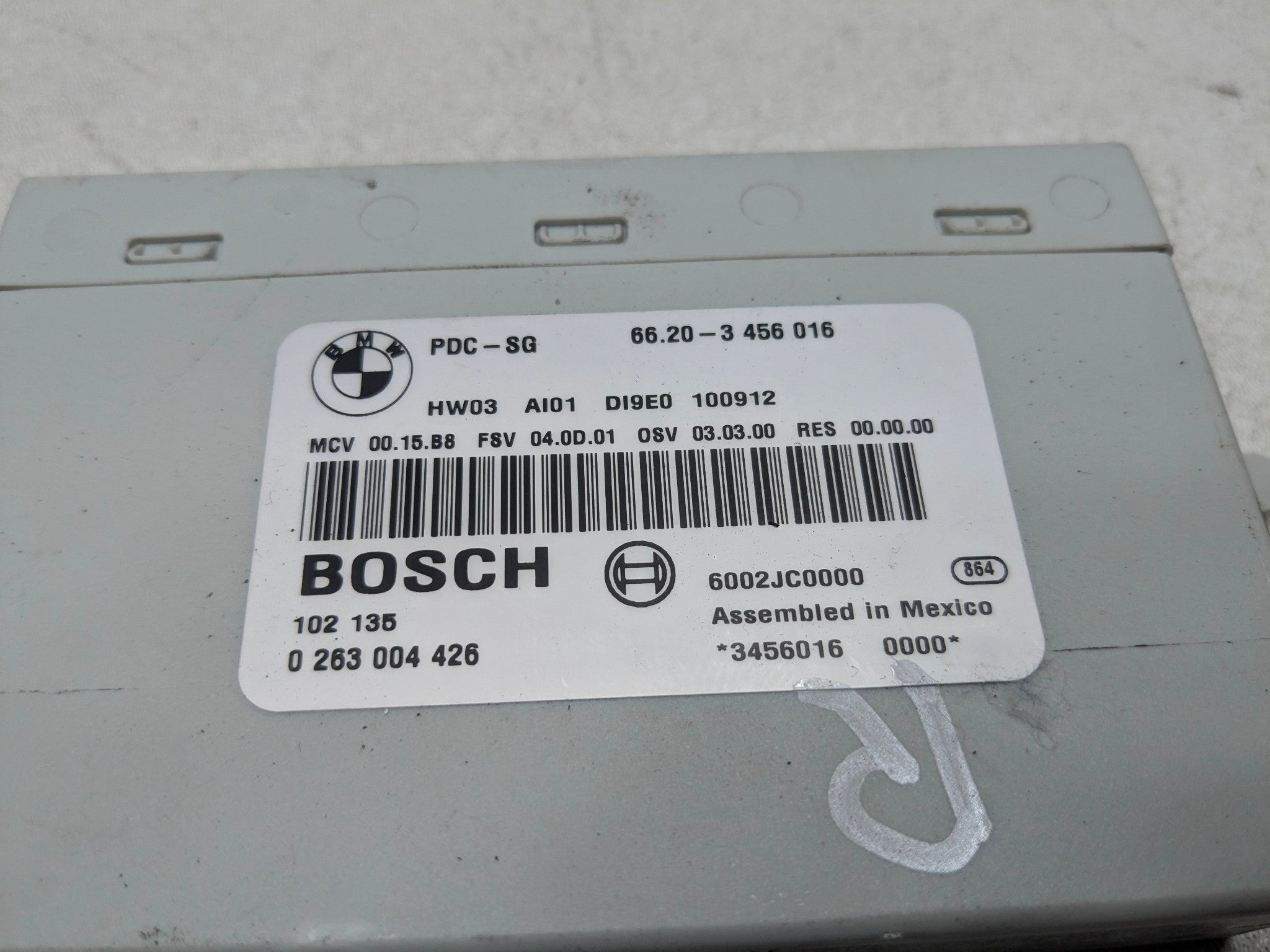 2011 - 2013 MINI COOPER OEM PARKING AID SYSTEM ASSIST CONTROL MODULE UNIT