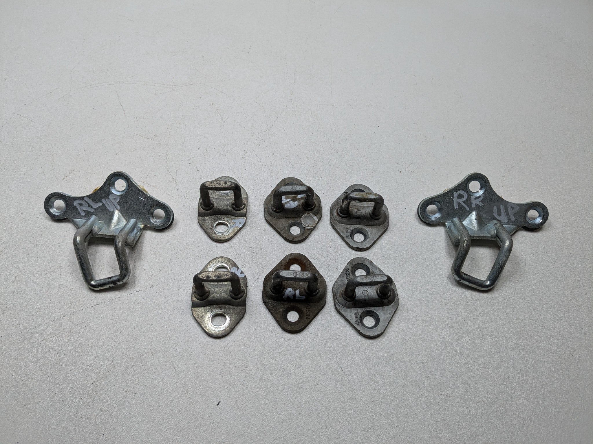 05 - 06 TOYOTA TUNDRA OEM FRONT AND REAR DOOR LOCK STRIKER AND UPPER LATCH SET