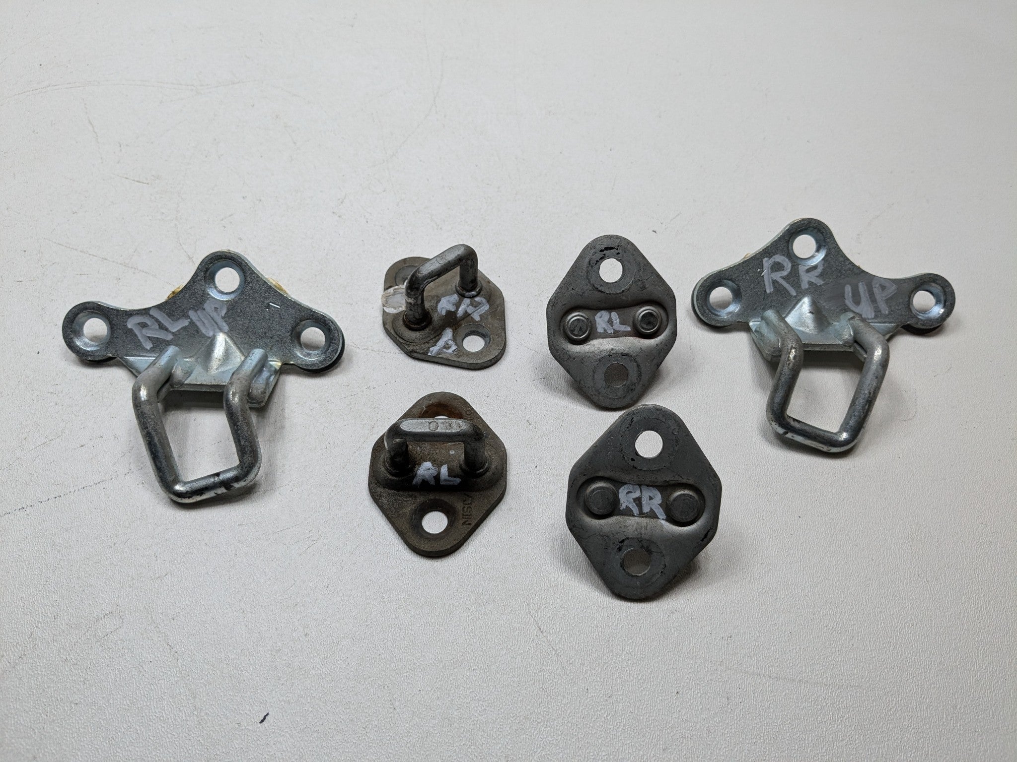 05 - 06 TOYOTA TUNDRA OEM FRONT AND REAR DOOR LOCK STRIKER AND UPPER LATCH SET