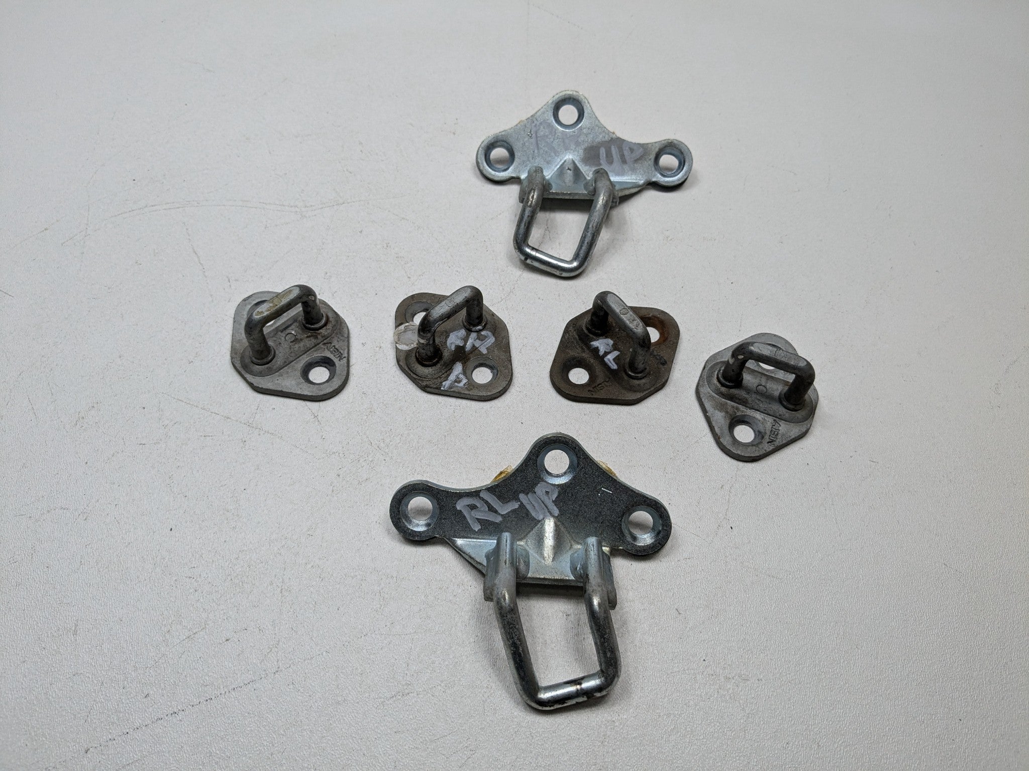 05 - 06 TOYOTA TUNDRA OEM FRONT AND REAR DOOR LOCK STRIKER AND UPPER LATCH SET