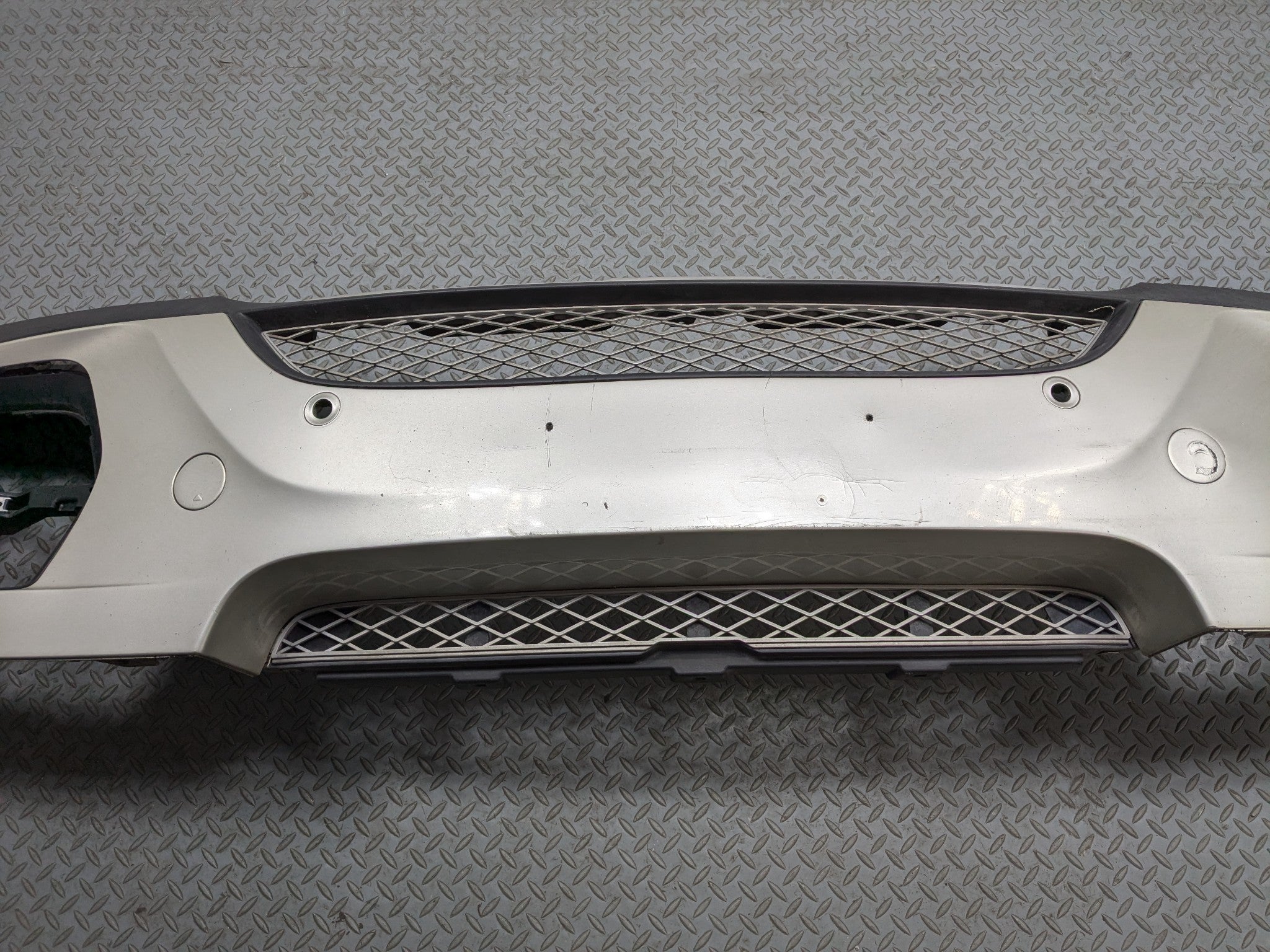 08 - 12 BMW X6 OEM FRONT BUMPER COVER PANEL ASSEMBLY TITANIUM SILVER METALLIC