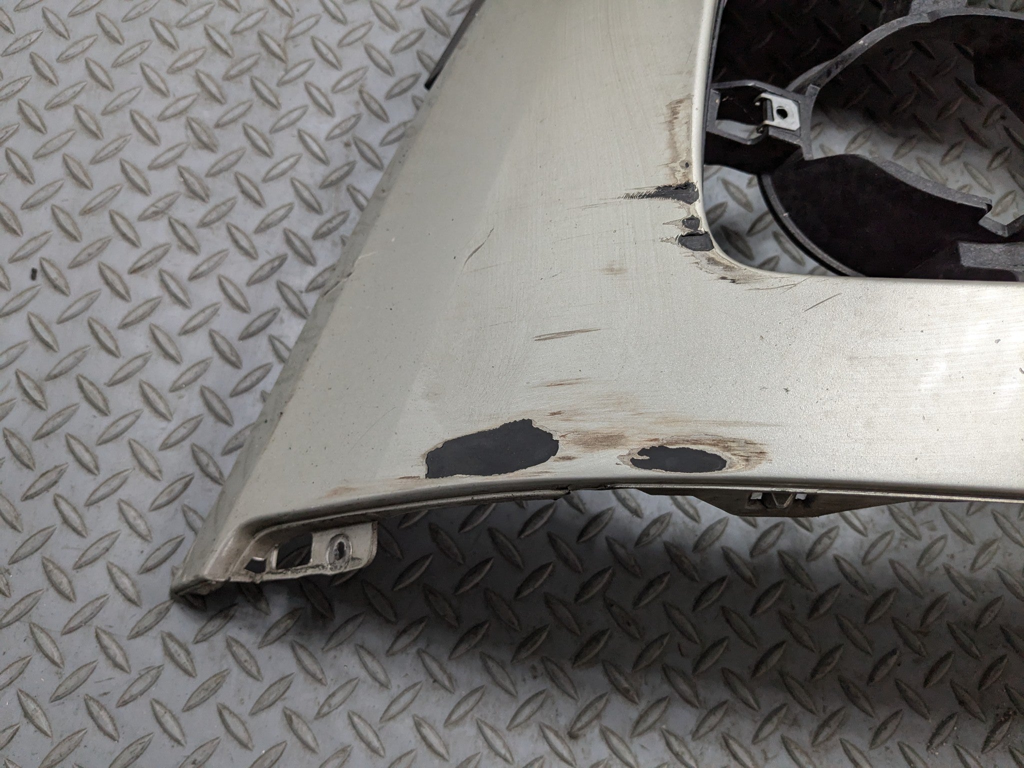 08 - 12 BMW X6 OEM FRONT BUMPER COVER PANEL ASSEMBLY TITANIUM SILVER METALLIC