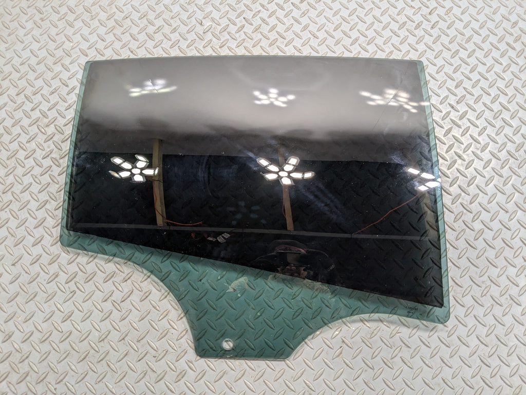 08 - 12 BMW X6 OEM DOOR WINDOW GLASS REAR PASSENGER RIGHT BLACK PRIVACY TINTED