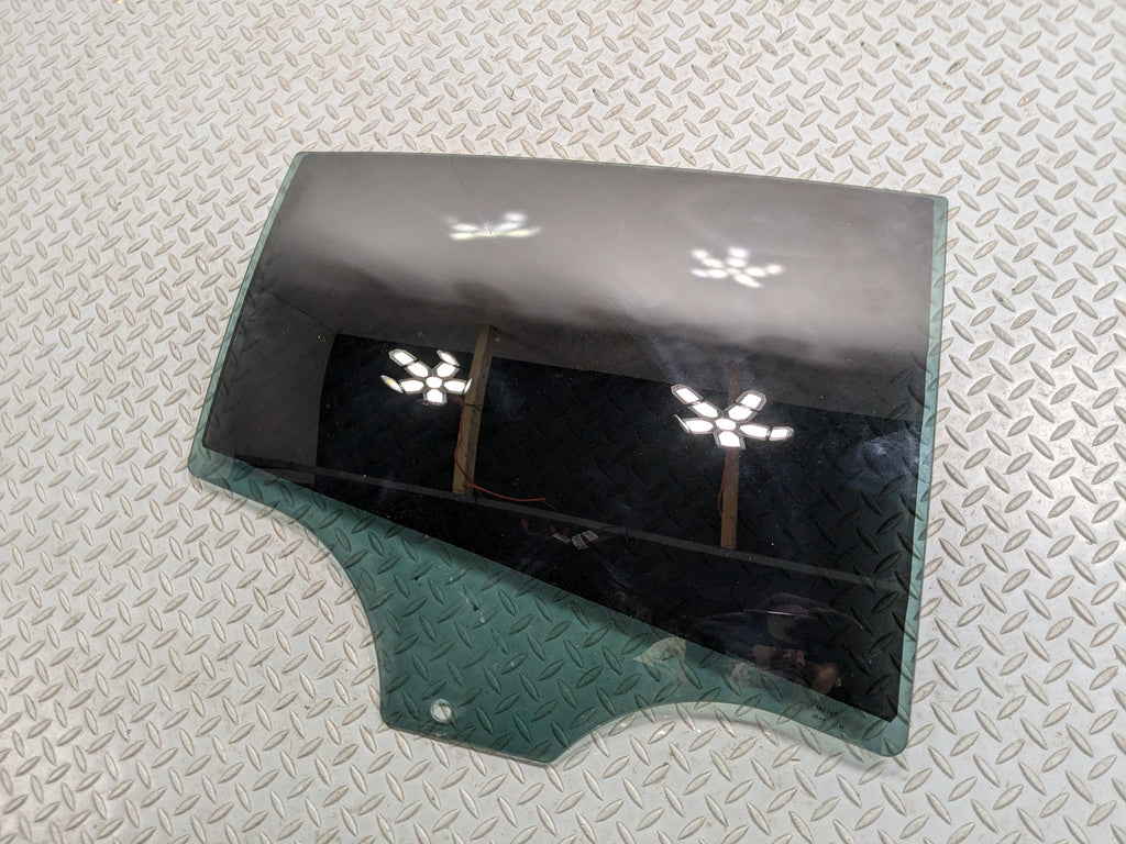 08 - 12 BMW X6 OEM DOOR WINDOW GLASS REAR PASSENGER RIGHT BLACK PRIVACY TINTED