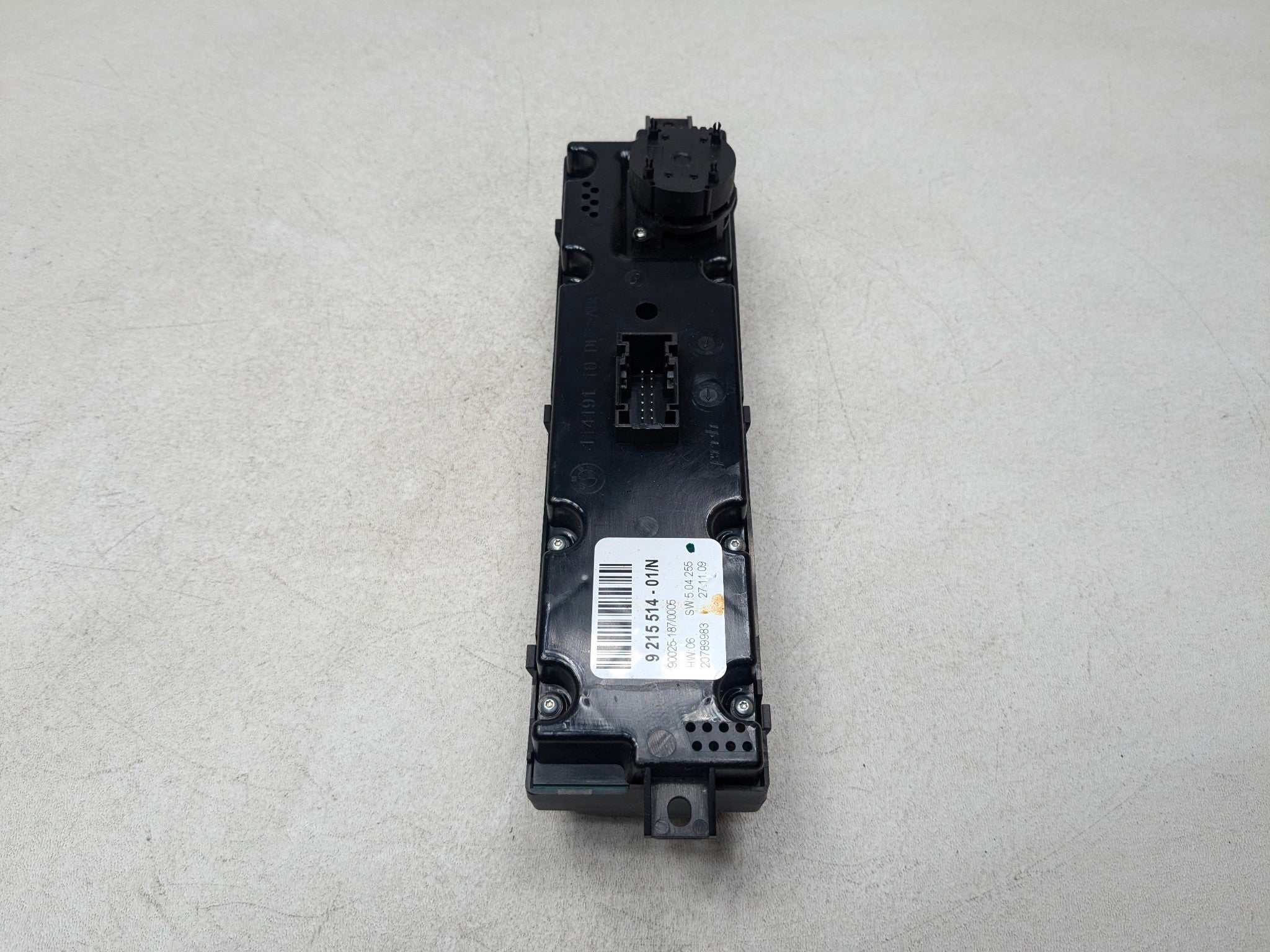 08 - 11 BMW X6 OEM HEATER AC CLIMATE CONTROL SWITCH PANEL REAR CENTER CONSOLE