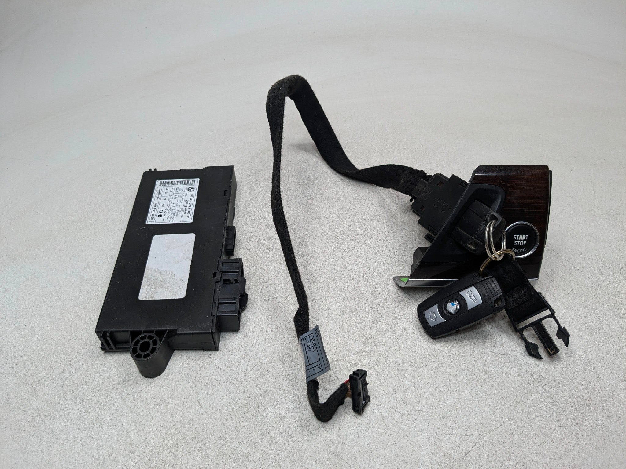 08 - 11 BMW X6 OEM START STOP PUSH BUTTON AND IGNITION SWITCH MODULE WITH KEY