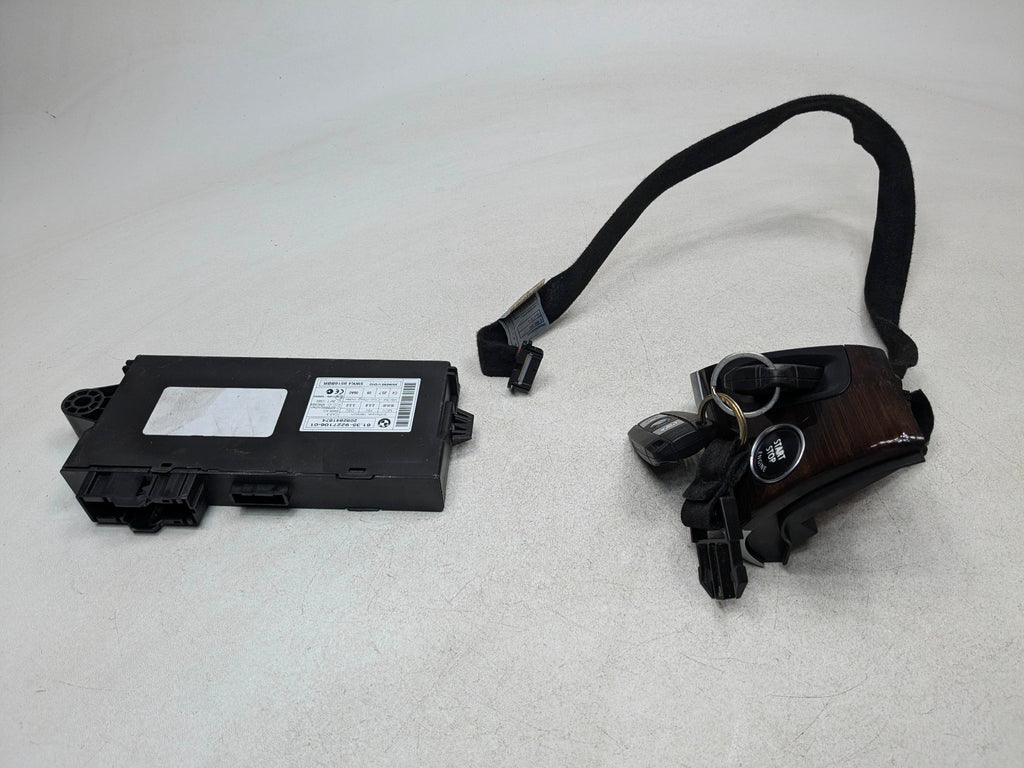 08 - 11 BMW X6 OEM START STOP PUSH BUTTON AND IGNITION SWITCH MODULE WITH KEY
