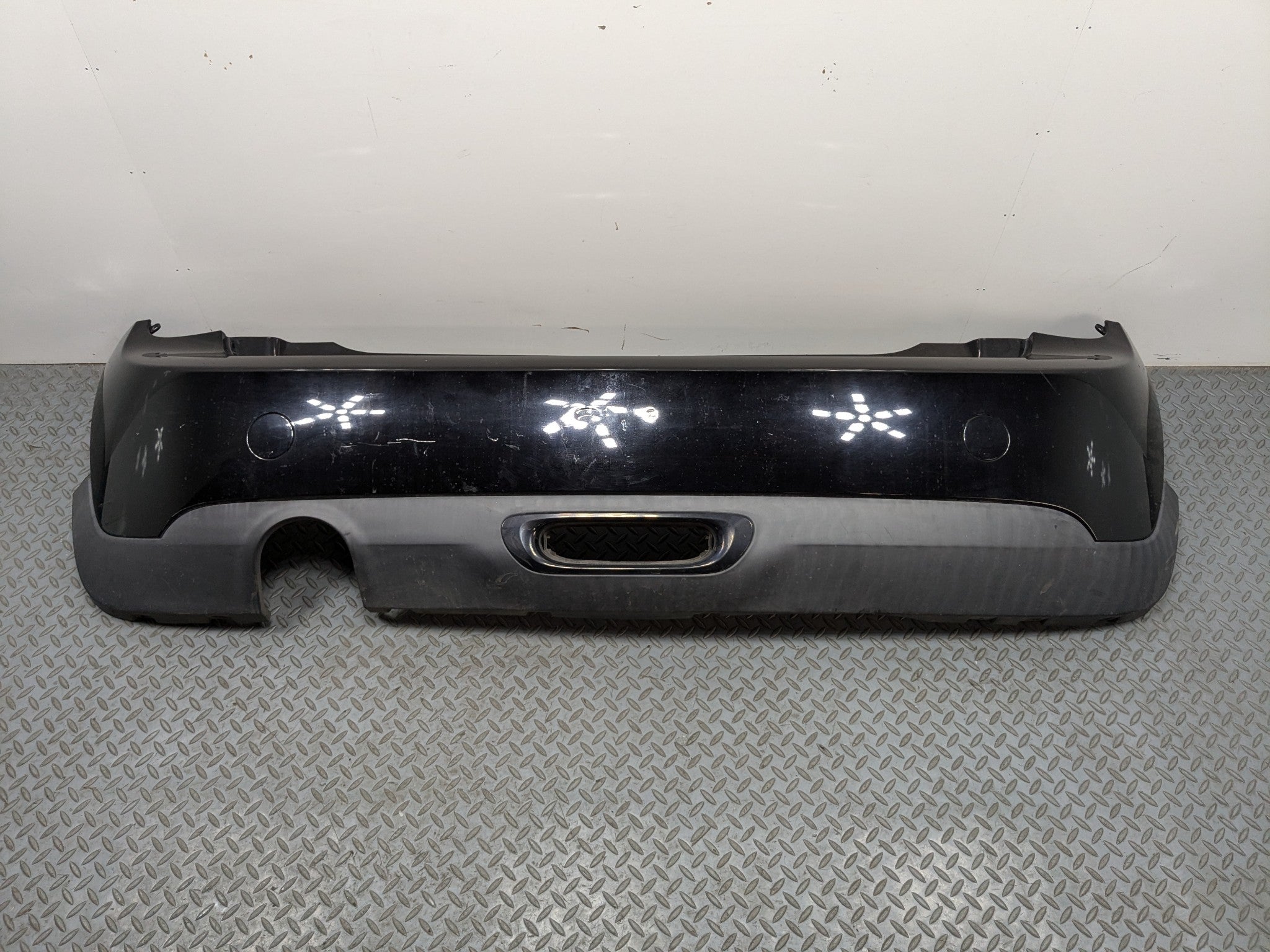 2013 - 2017 MINI COOPER OEM REAR BUMPER COVER PANEL ASSEMBLY BLACK
