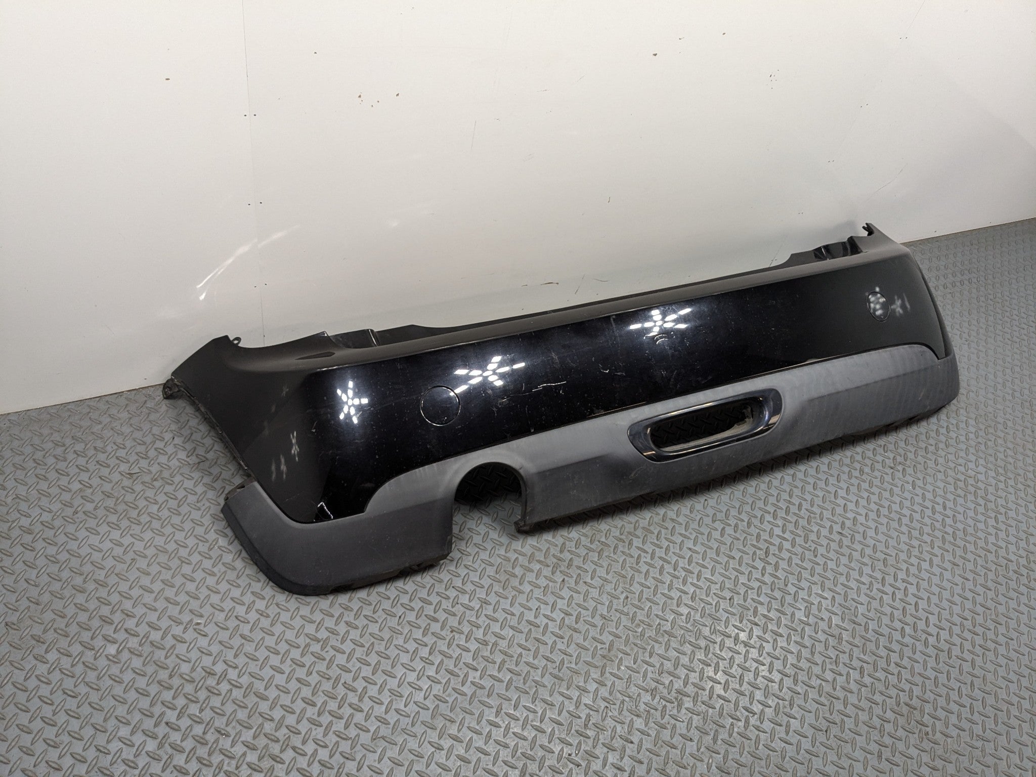 2013 - 2017 MINI COOPER OEM REAR BUMPER COVER PANEL ASSEMBLY BLACK