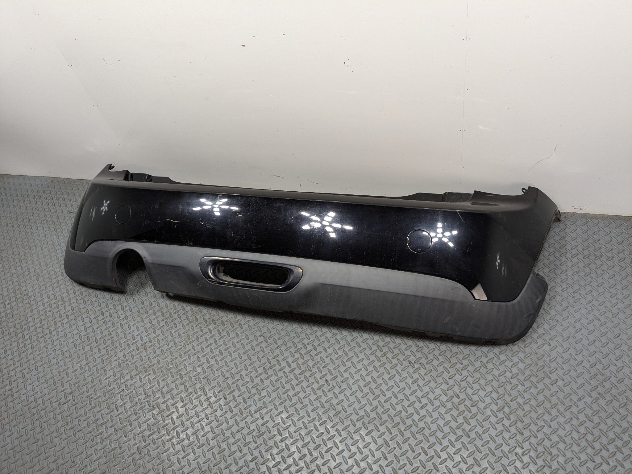 2013 - 2017 MINI COOPER OEM REAR BUMPER COVER PANEL ASSEMBLY BLACK