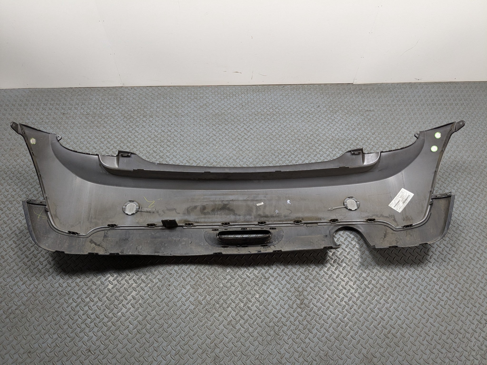 2013 - 2017 MINI COOPER OEM REAR BUMPER COVER PANEL ASSEMBLY BLACK