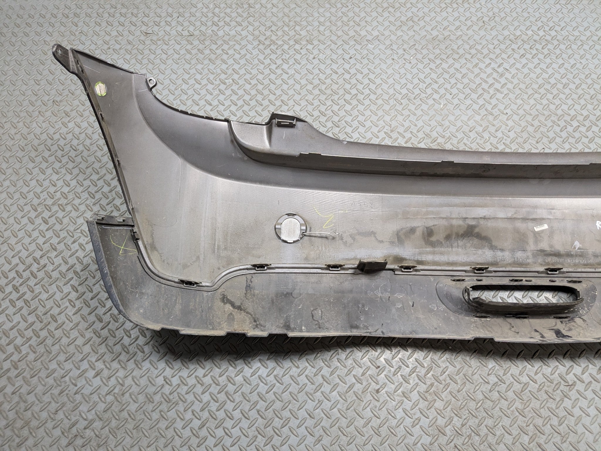 2013 - 2017 MINI COOPER OEM REAR BUMPER COVER PANEL ASSEMBLY BLACK