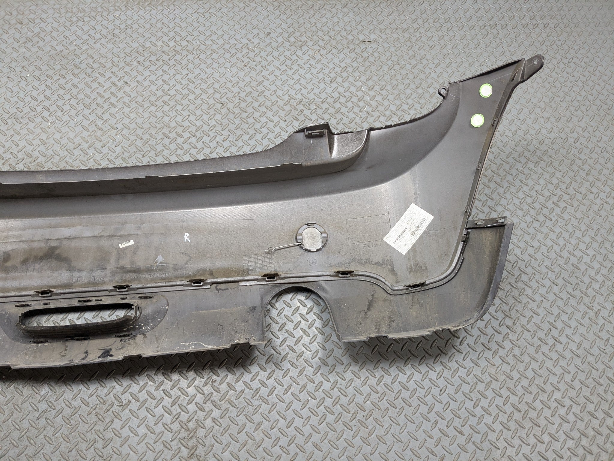 2013 - 2017 MINI COOPER OEM REAR BUMPER COVER PANEL ASSEMBLY BLACK