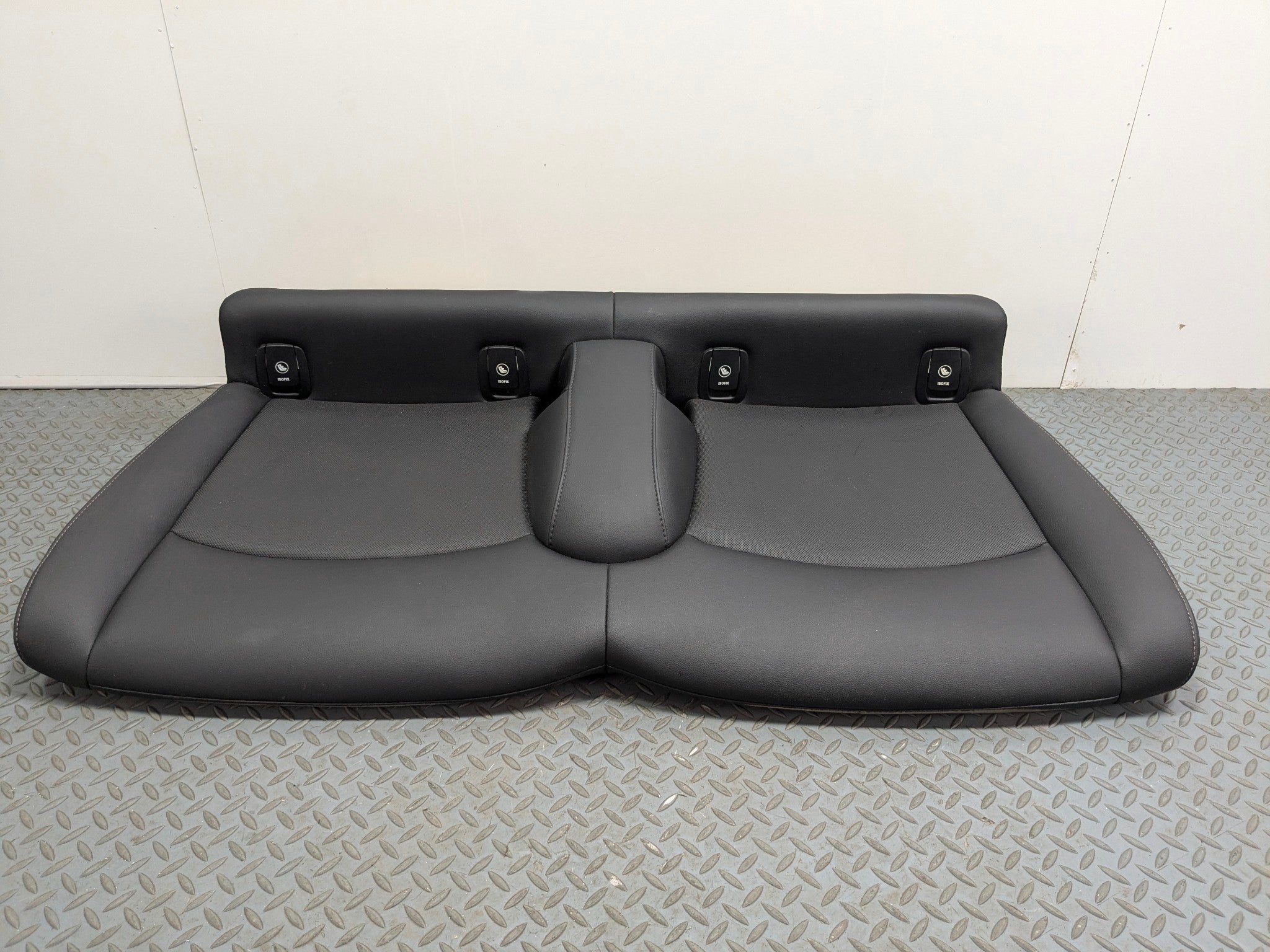 2013 - 2017 MINI COOPER OEM REAR LOWER SEAT CUSHION LEATHER BLACK
