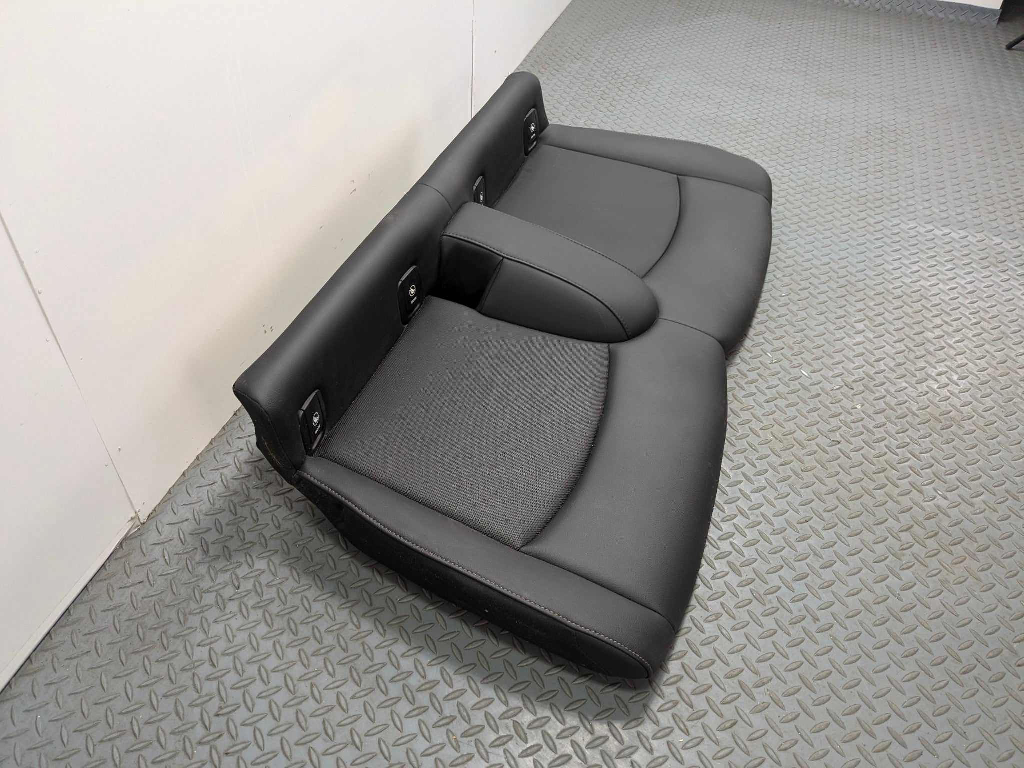 2013 - 2017 MINI COOPER OEM REAR LOWER SEAT CUSHION LEATHER BLACK