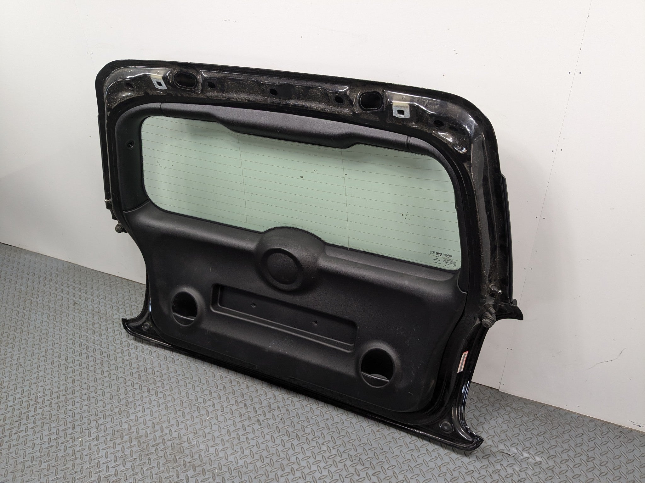 2013 - 2017 MINI COOPER OEM REAR LIFTGATE SHELL PANEL WITH GLASS BLACK