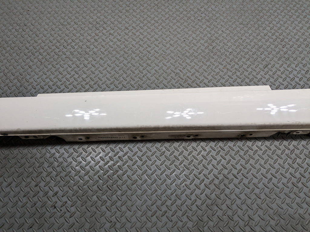 2014 - 2016 BMW 228I OEM ROCKER MOLDING SKIRT COVER PANEL ALPINE WHITE LEFT SIDE