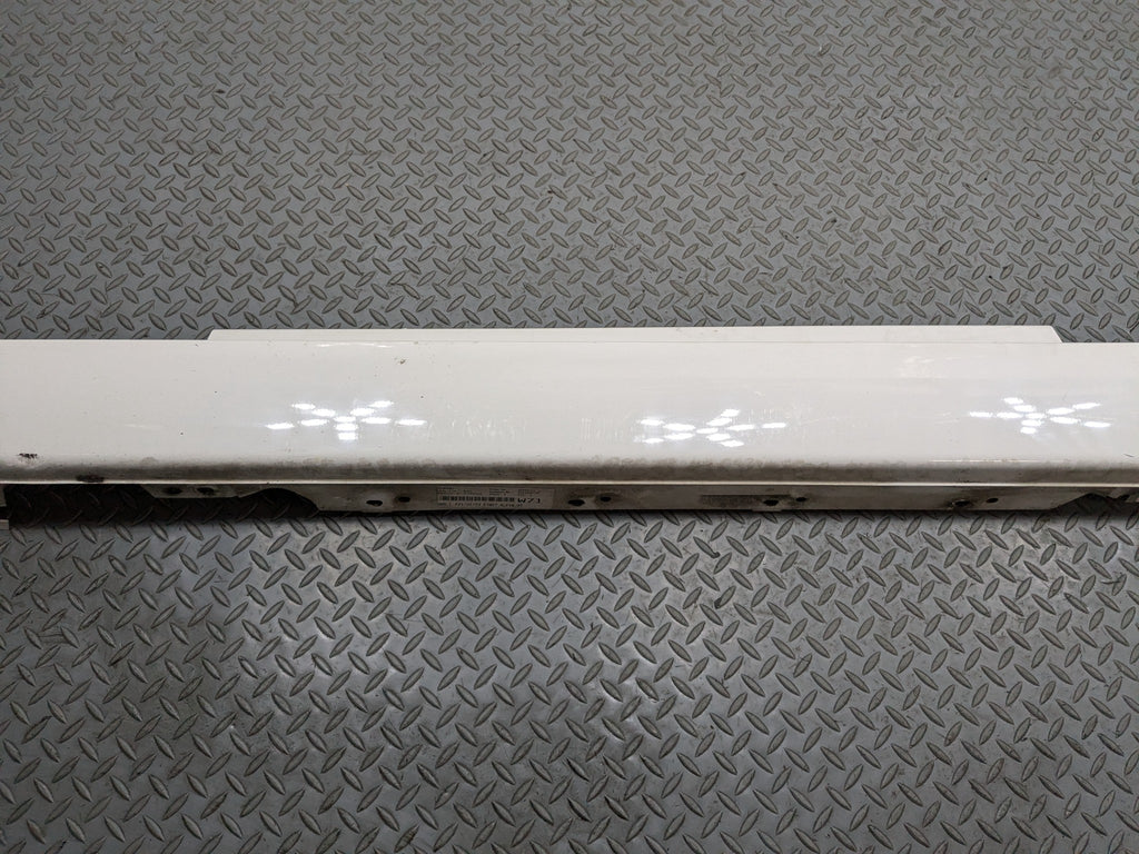 2014 - 2016 BMW 228I OEM ROCKER MOLDING SKIRT COVER PANEL ALPINE WHITE LEFT SIDE