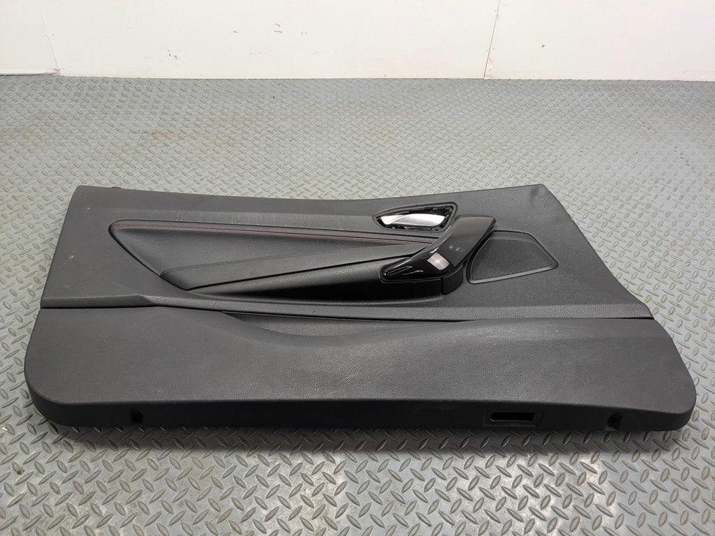 2014 - 2016 BMW 228I OEM DOOR TRIM PANEL INTERIOR FRONT LEFT DRIVER SIDE BLACK