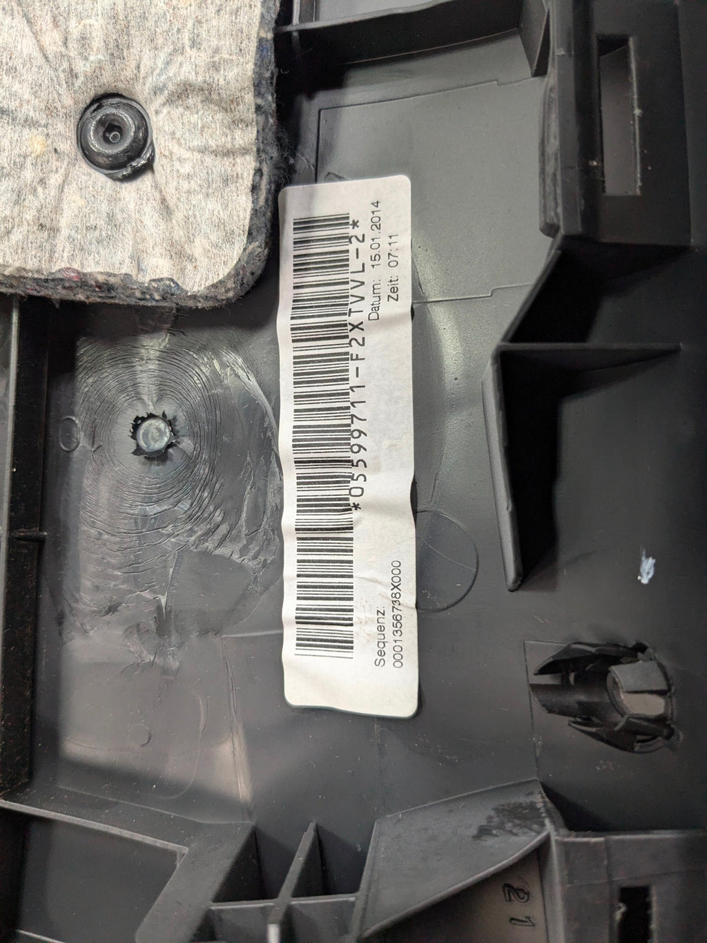 2014 - 2016 BMW 228I OEM DOOR TRIM PANEL INTERIOR FRONT LEFT DRIVER SIDE BLACK