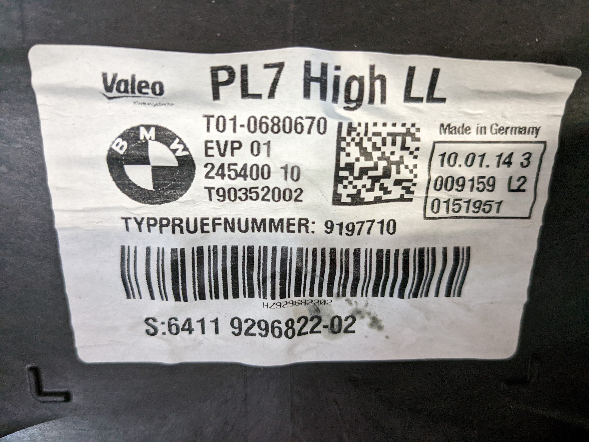 2014 - 2016 BMW 228I OEM HVAC AC BLOWER HEATER CORE UNIT HOUSING CASE ASSEMBLY